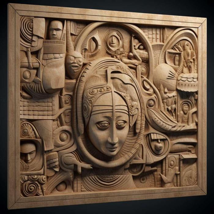 نموذج ثلاثي الأبعاد لآلة CNC 3D Art 